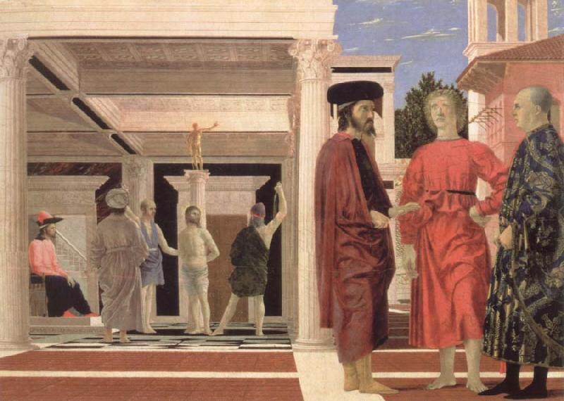 Piero della Francesca The Flagellation fo Christ France oil painting art